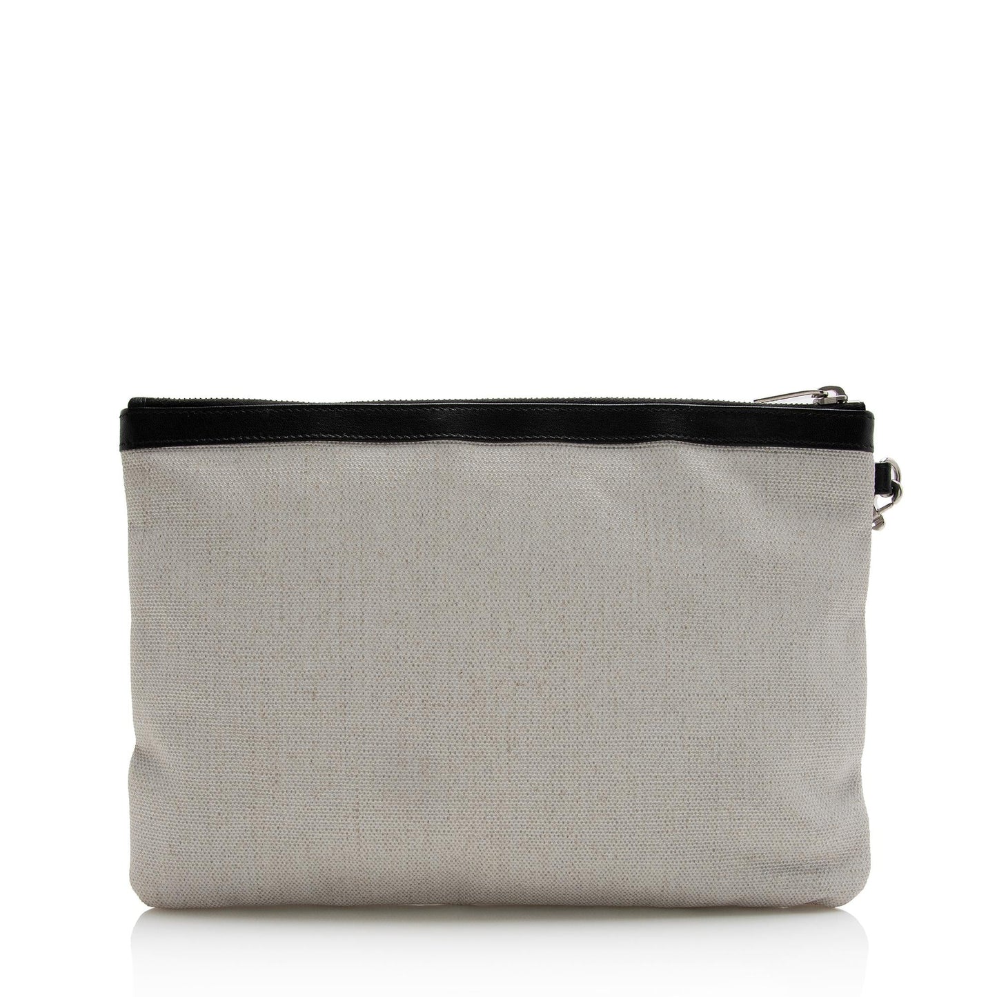 Saint Laurent Canvas Leather Rive Gauche Pouch 22268