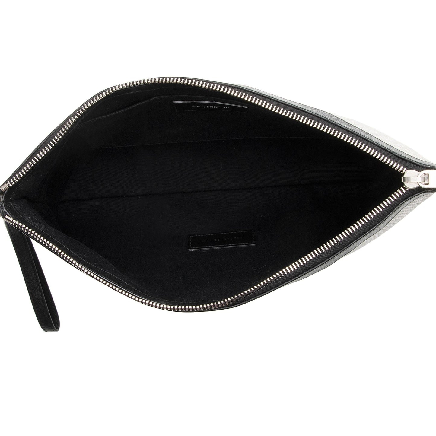 Saint Laurent Canvas Leather Rive Gauche Pouch 22268