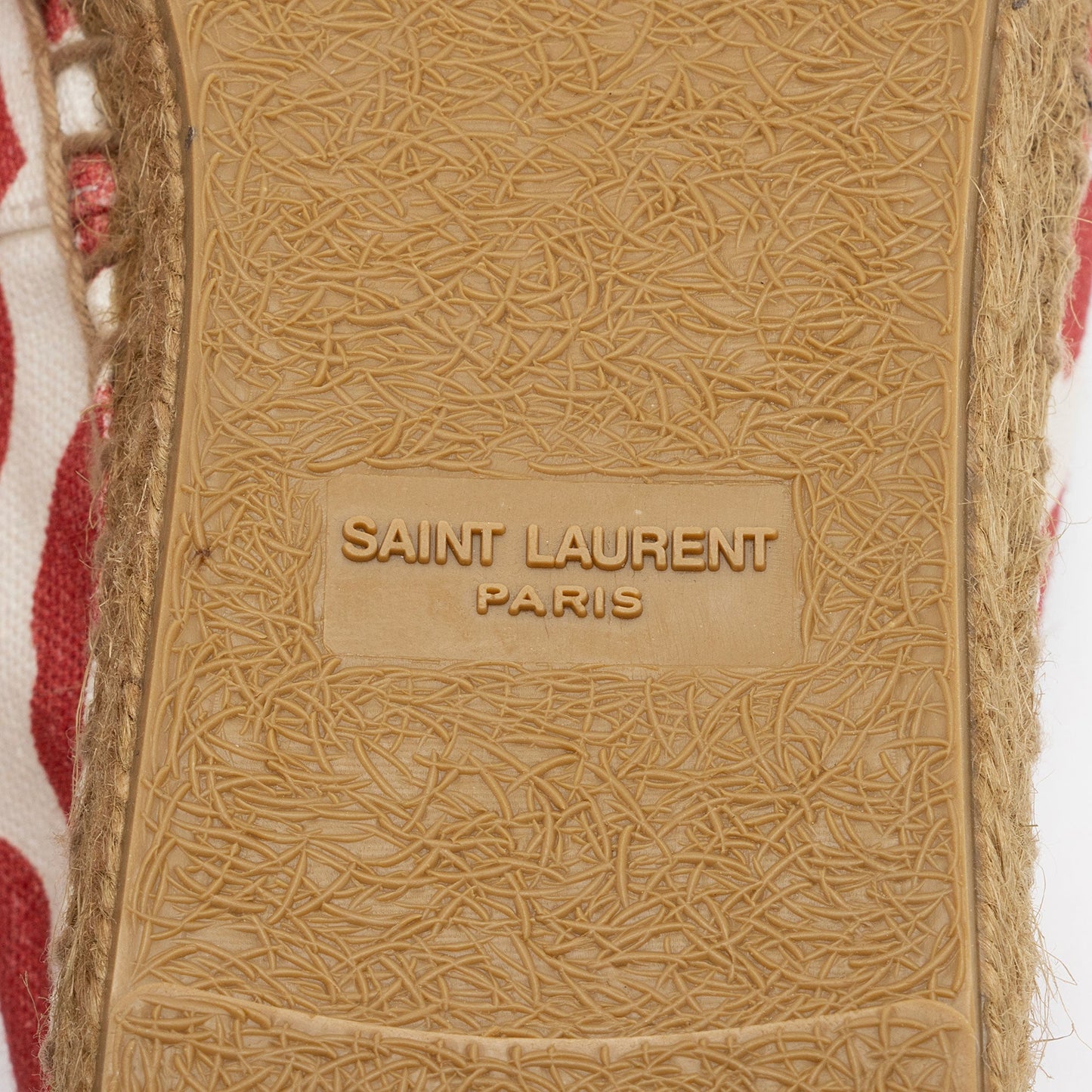 Saint Laurent Canvas Lip Print Espadrilles - Size 8.5 / 38.5 rDUAGs