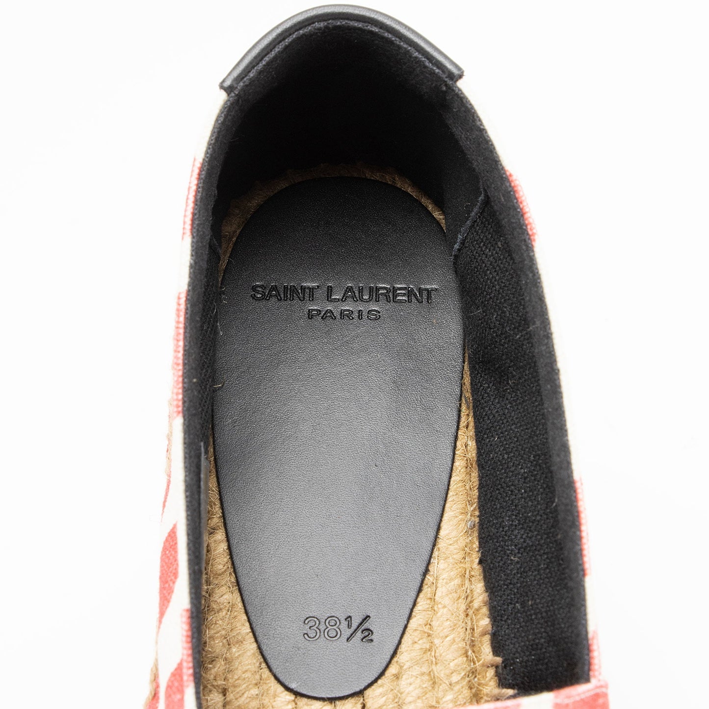 Saint Laurent Canvas Lip Print Espadrilles - Size 8.5 / 38.5 rDUAGs