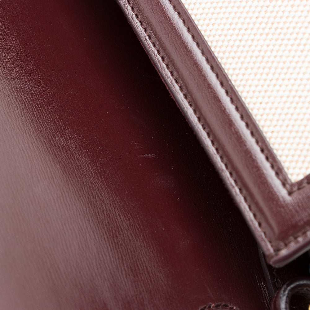Saint Laurent Canvas Monogram Cassandra Shoulder Bag 19526