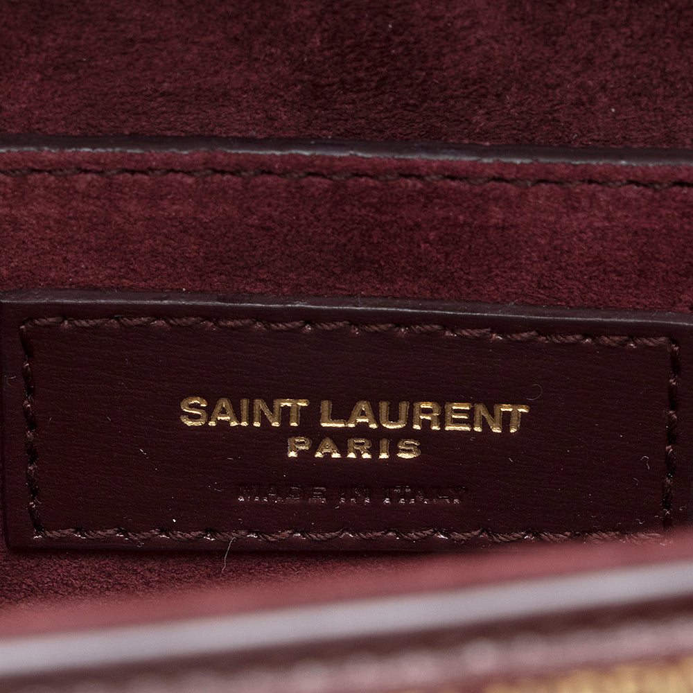 Saint Laurent Canvas Monogram Cassandra Shoulder Bag 19526