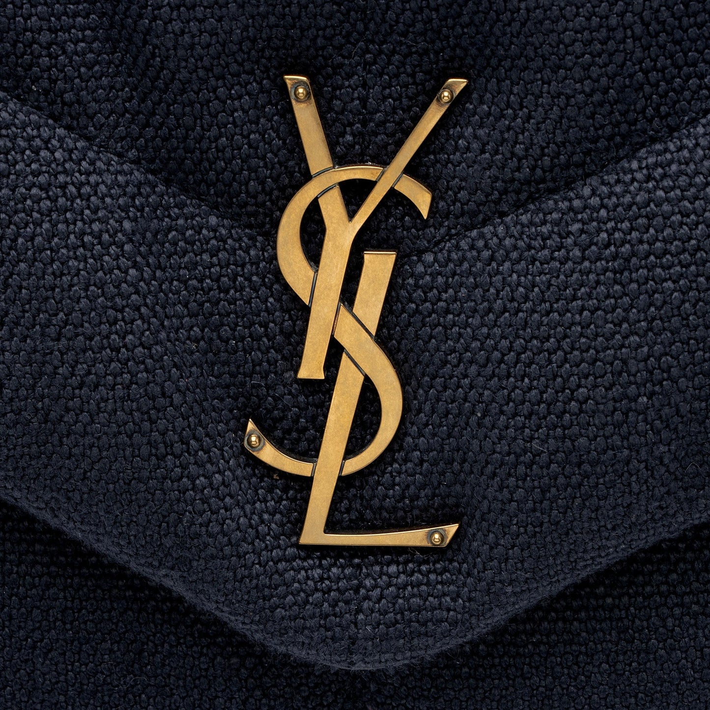 Saint Laurent Canvas Monogram Puffer LouLou Small Shoulder Bag XqWUzx