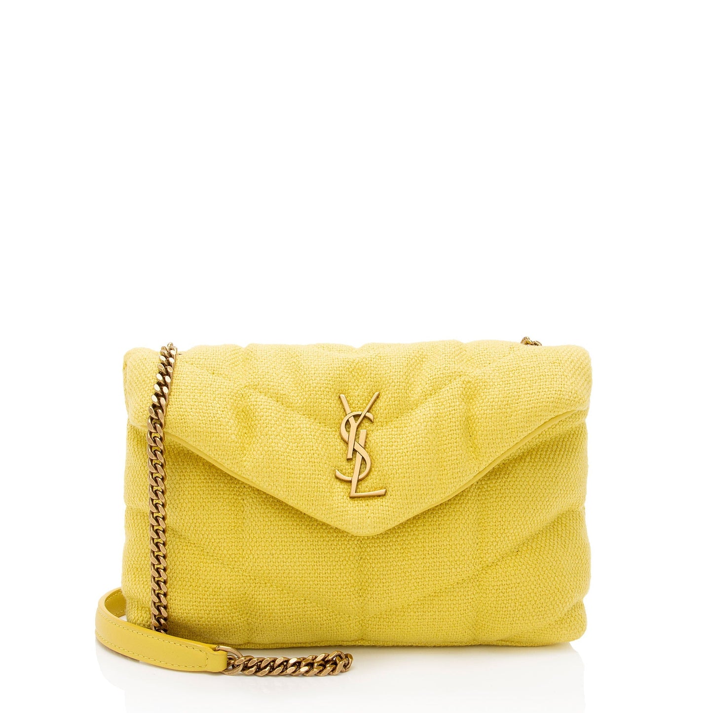 Saint Laurent Canvas Monogram Puffer LouLou Toy Shoulder Bag k1xZIv