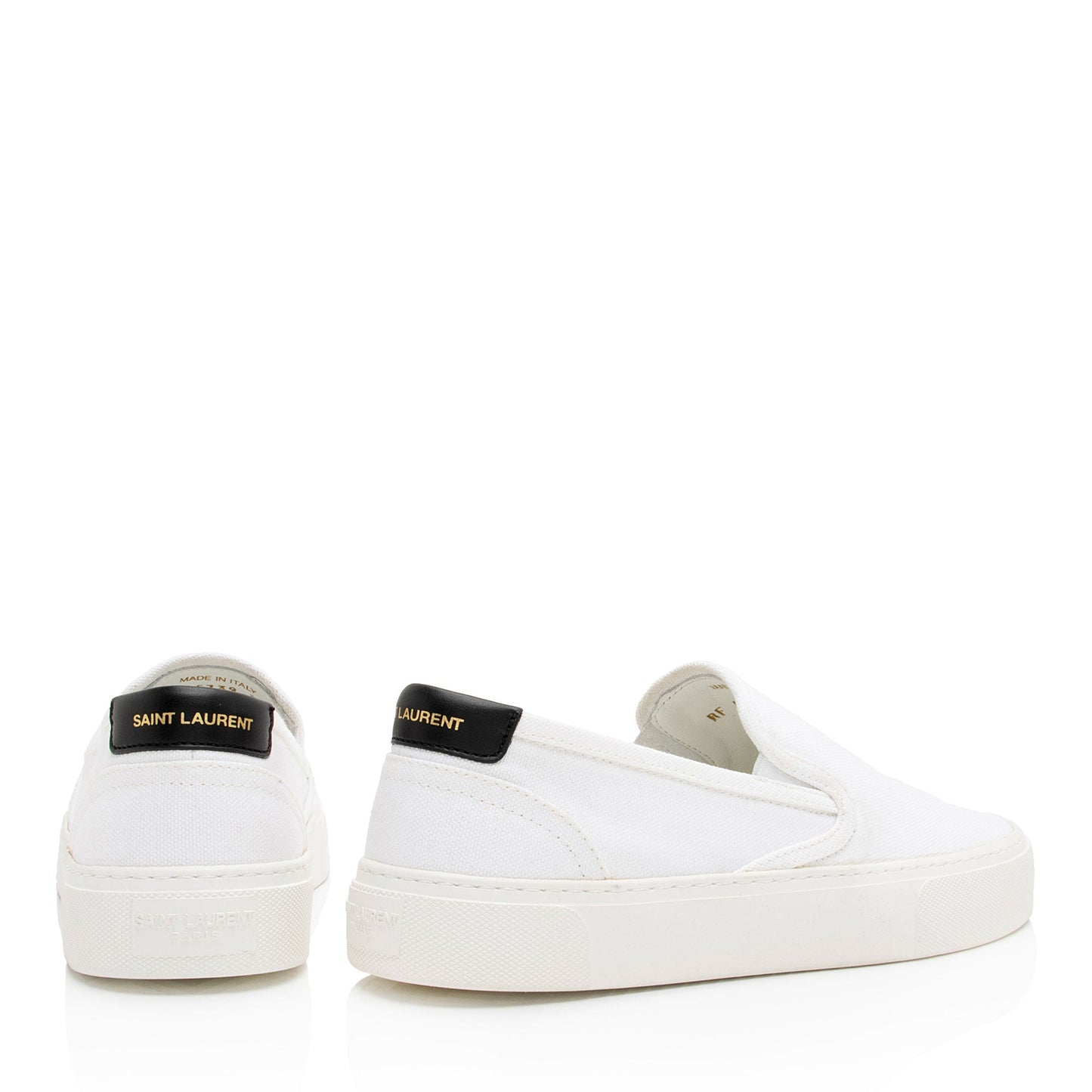 Saint Laurent Canvas Venice Slip On Sneakers - Size 8 / 38 3po2eb