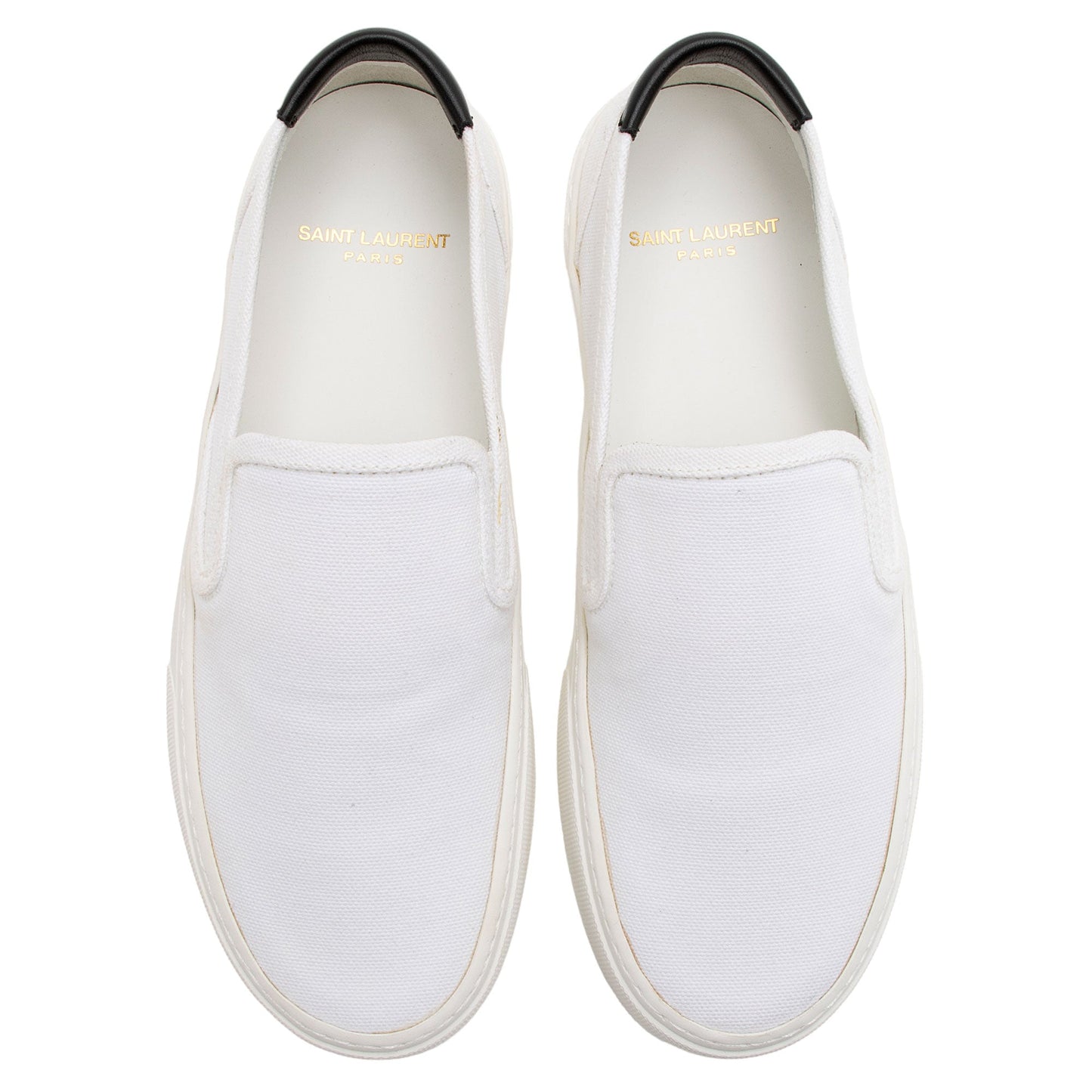 Saint Laurent Canvas Venice Slip On Sneakers - Size 8 / 38 3po2eb