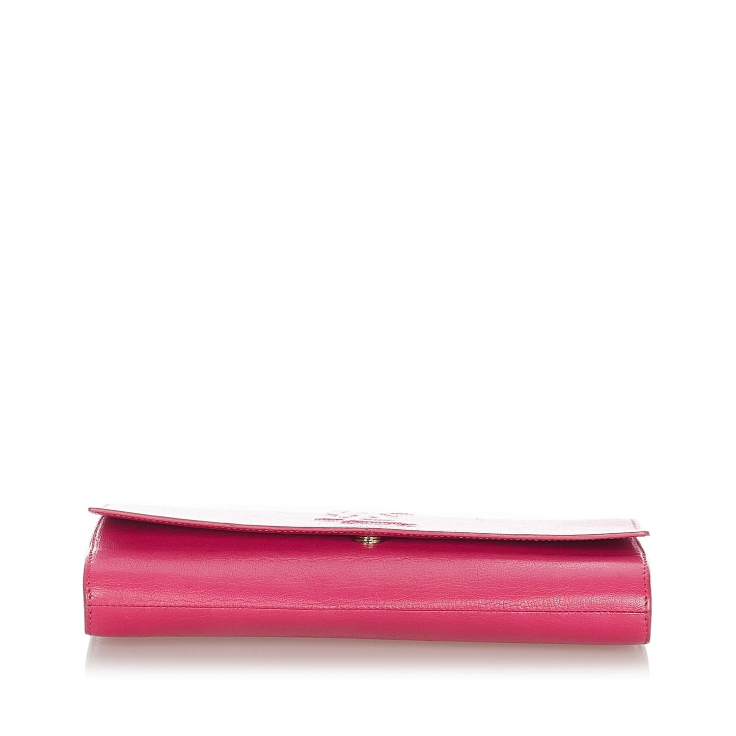 Saint Laurent Cassandre Leather Clutch (SHG-22927