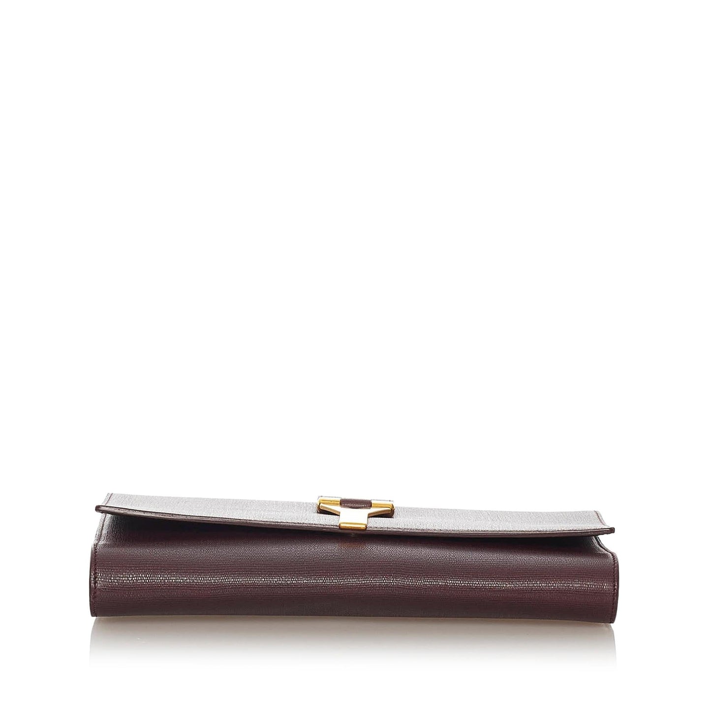 Saint Laurent Chyc Ligne Leather Clutch Bag (SHG-27874