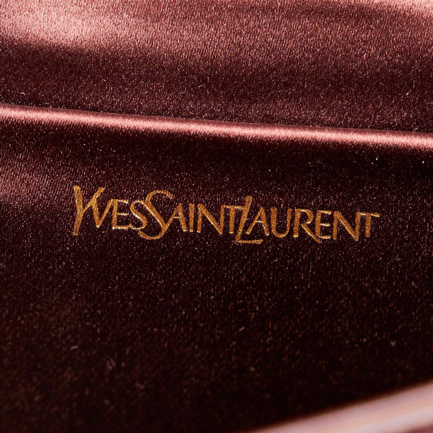 Saint Laurent Chyc Ligne Leather Clutch Bag (SHG-27874