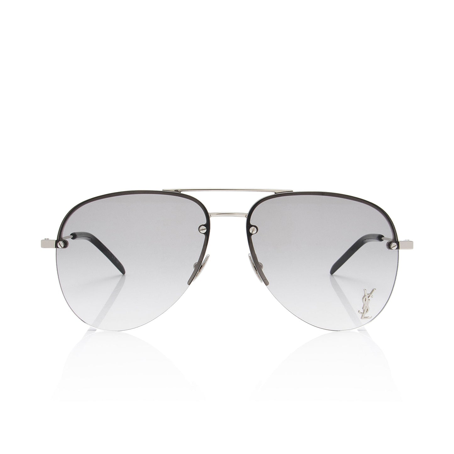 Saint Laurent Classic 11 Monochromatic Aviator Sunglasses h7q9Tg