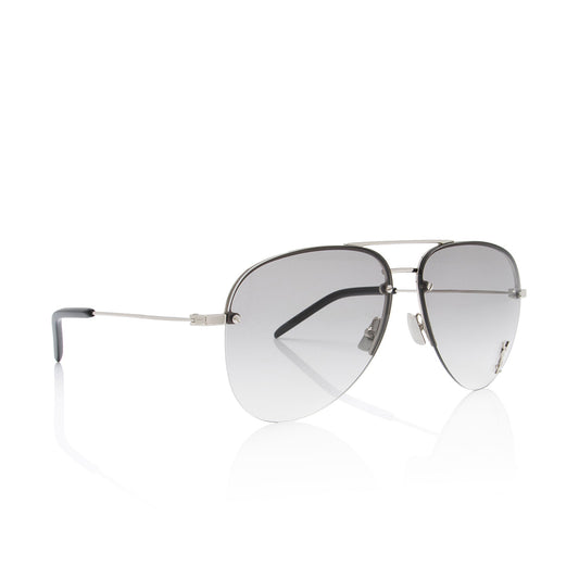 Saint Laurent Classic 11 Monochromatic Aviator Sunglasses h7q9Tg