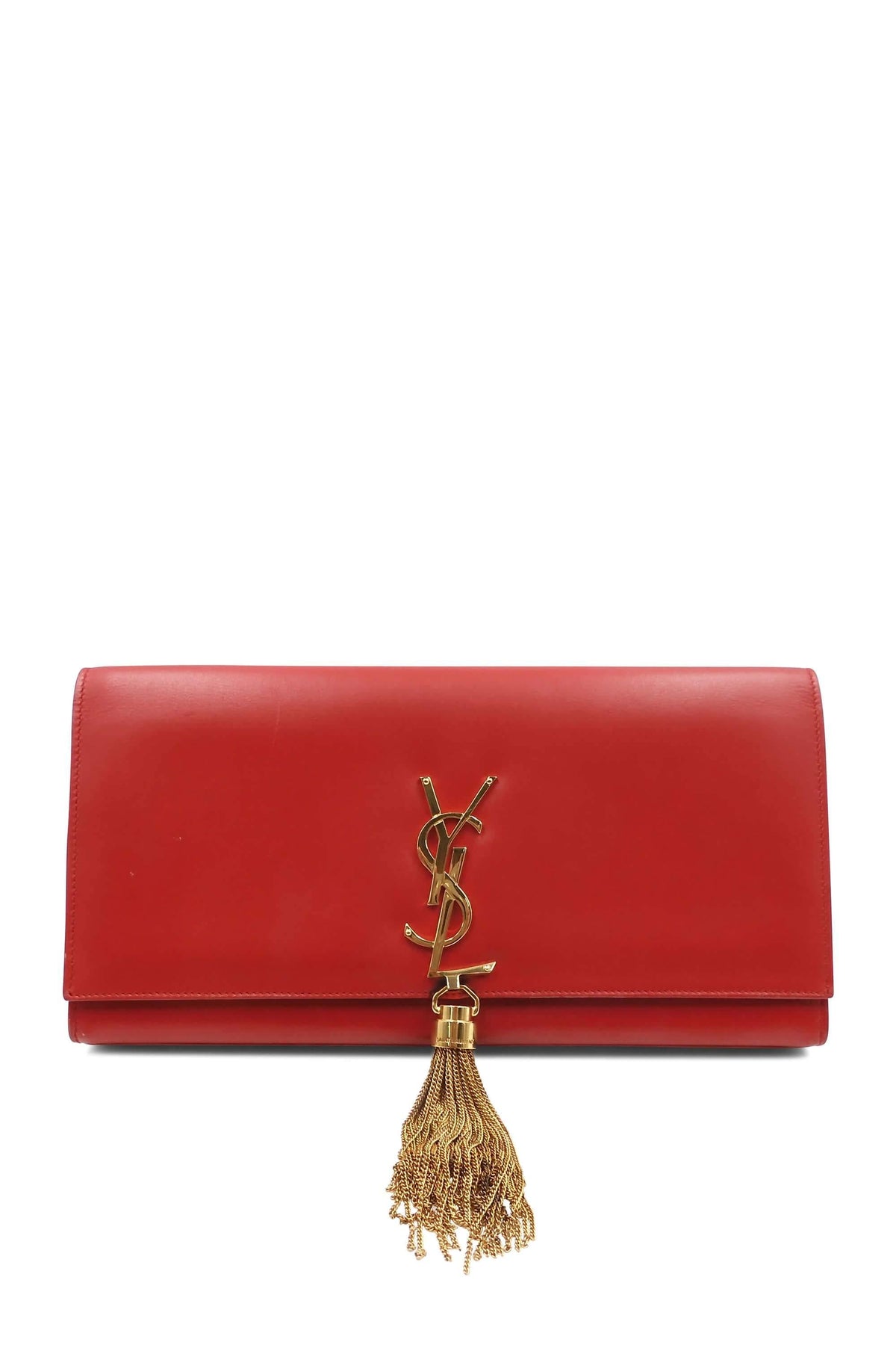 Classic Monogram Kate Clutch Red with Tassel