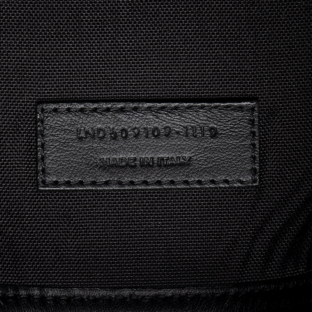 Saint Laurent Coated Canvas Checkered Backpack 21470