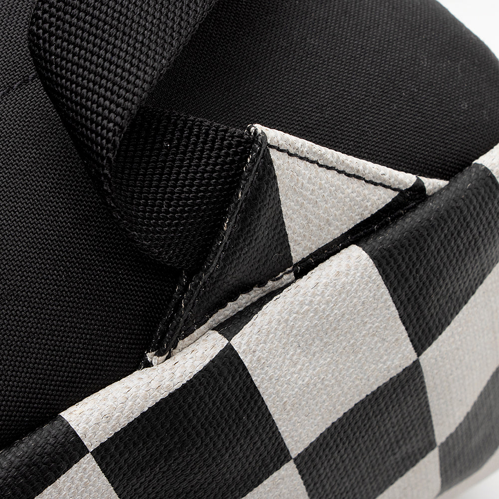 Saint Laurent Coated Canvas Checkered Backpack 21470