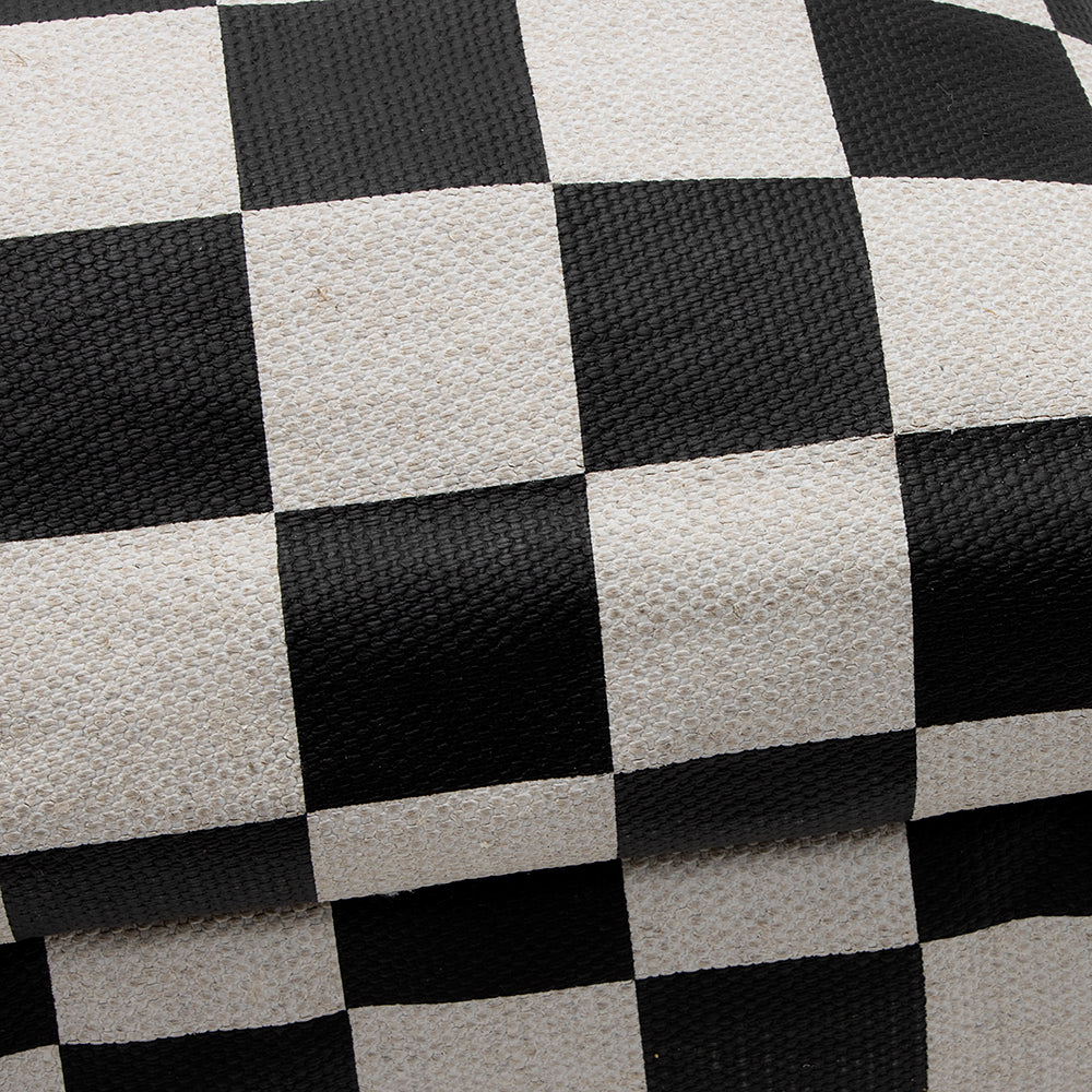 Saint Laurent Coated Canvas Checkered Backpack 21470