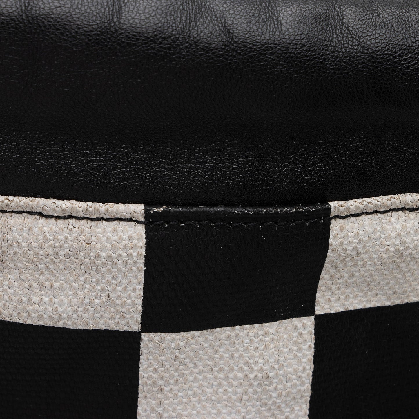 Saint Laurent Coated Canvas Checkered Teddy Drawstring Backpack kt7eWZ
