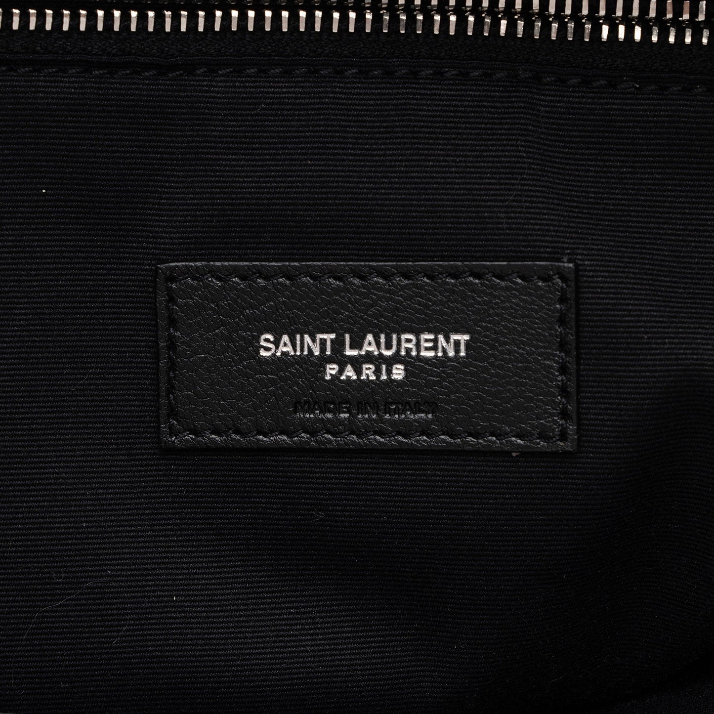 Saint Laurent Coated Canvas Checkered Teddy Drawstring Backpack kt7eWZ