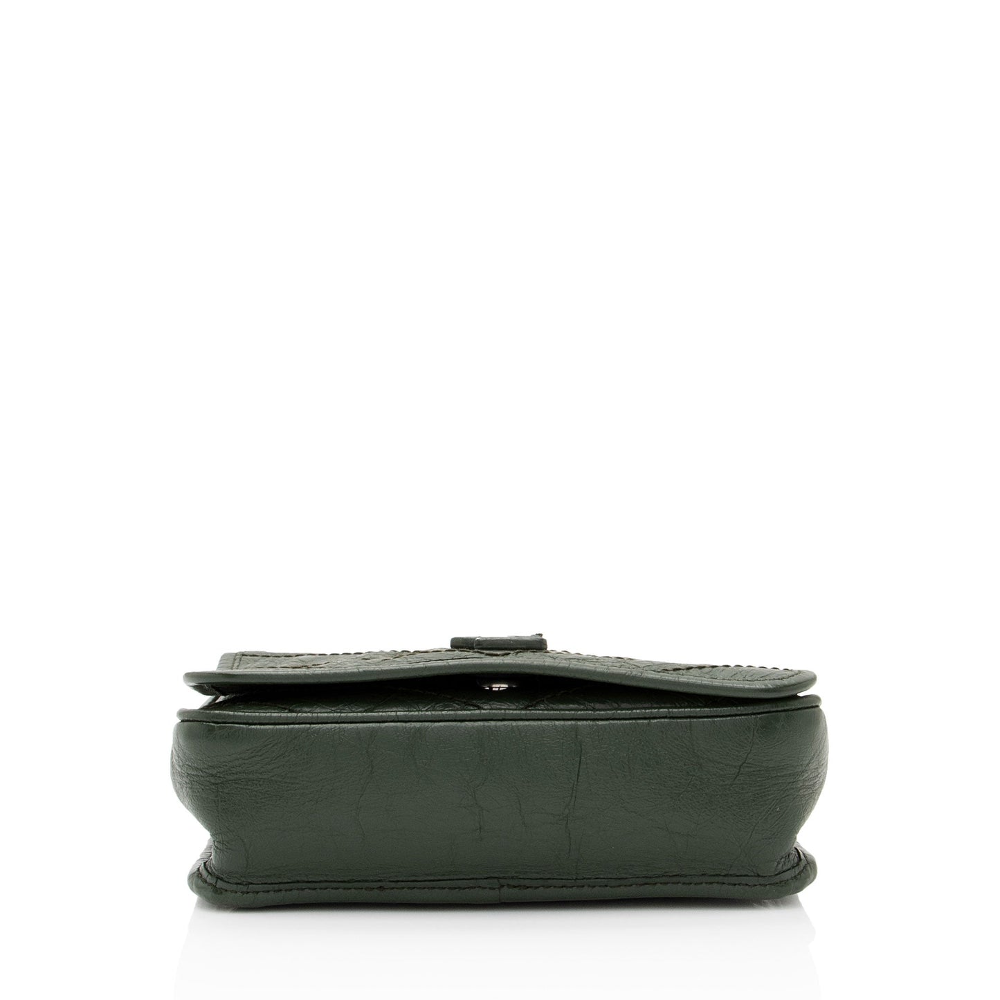 Saint Laurent Crinkled Calfskin Monogram Niki Chain Wallet w5uFiz