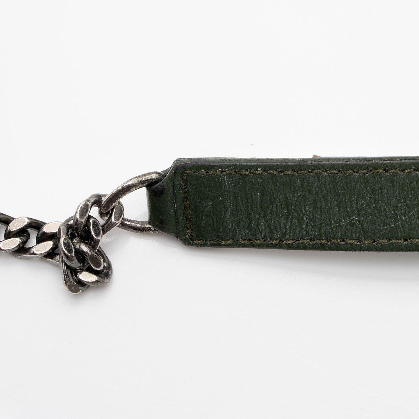 Saint Laurent Crinkled Calfskin Monogram Niki Chain Wallet w5uFiz