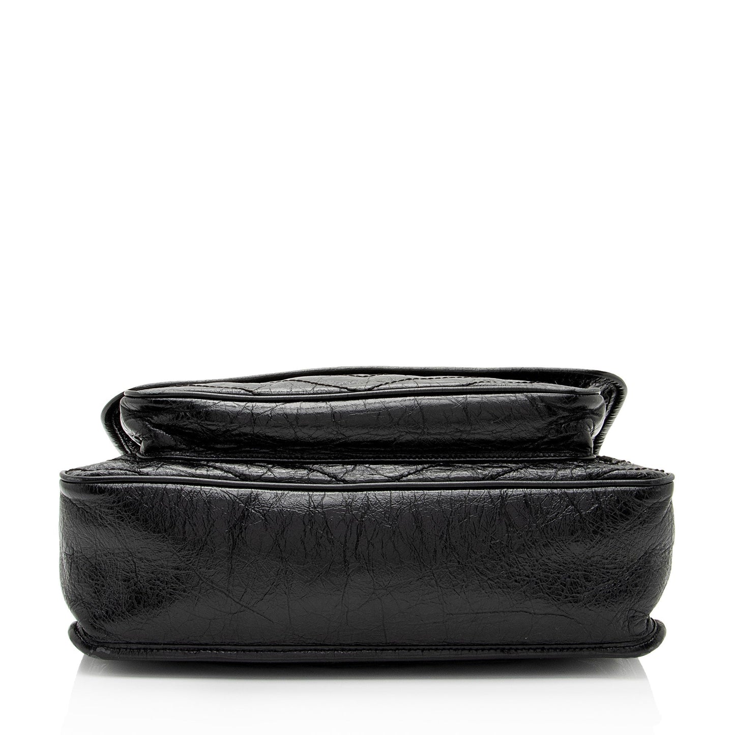Saint Laurent Crinkled Calfskin Monogram Niki Large Shoulder Bag 0VXkR6