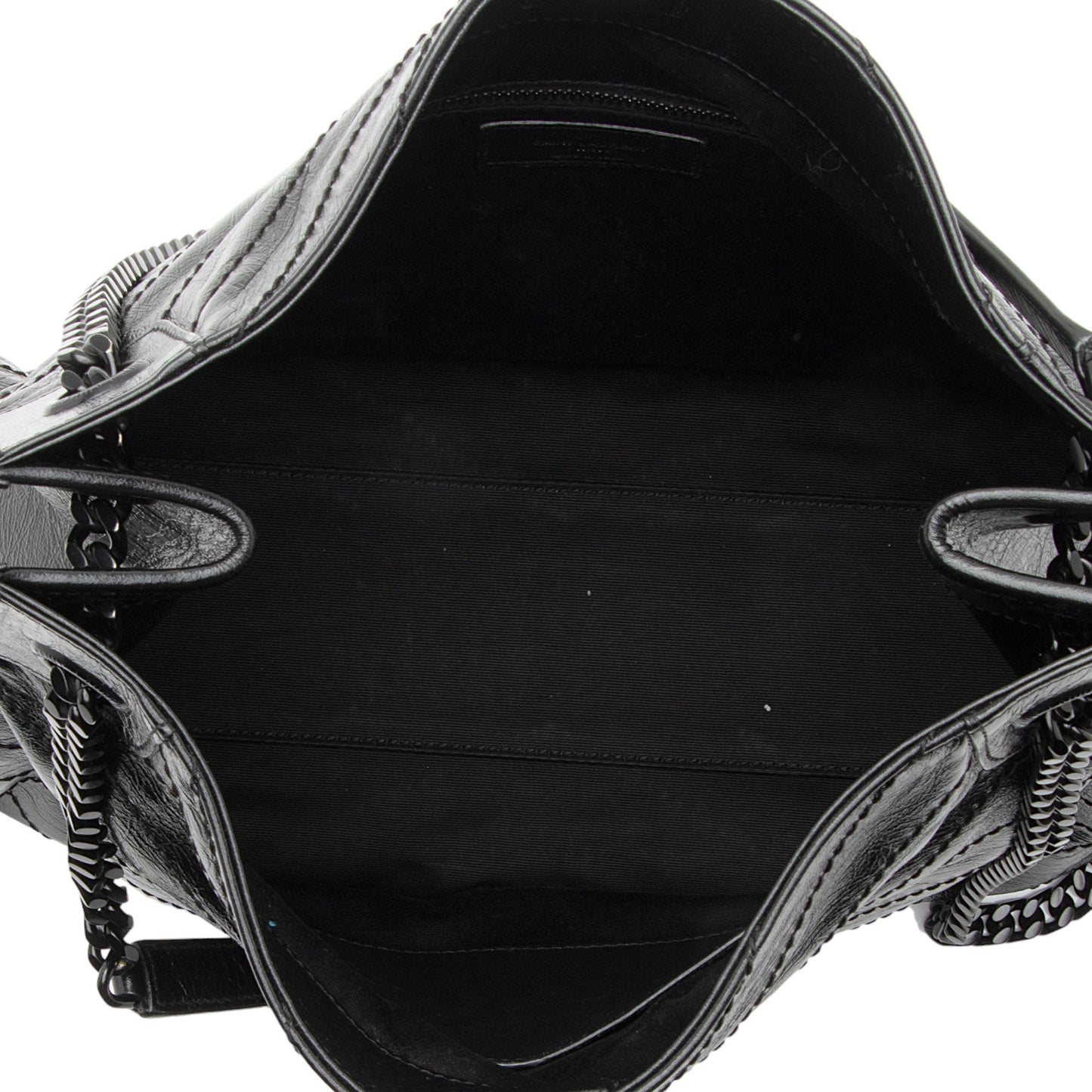Saint Laurent Crinkled Calfskin Monogram Niki Medium Shopping Tote RaBy7S