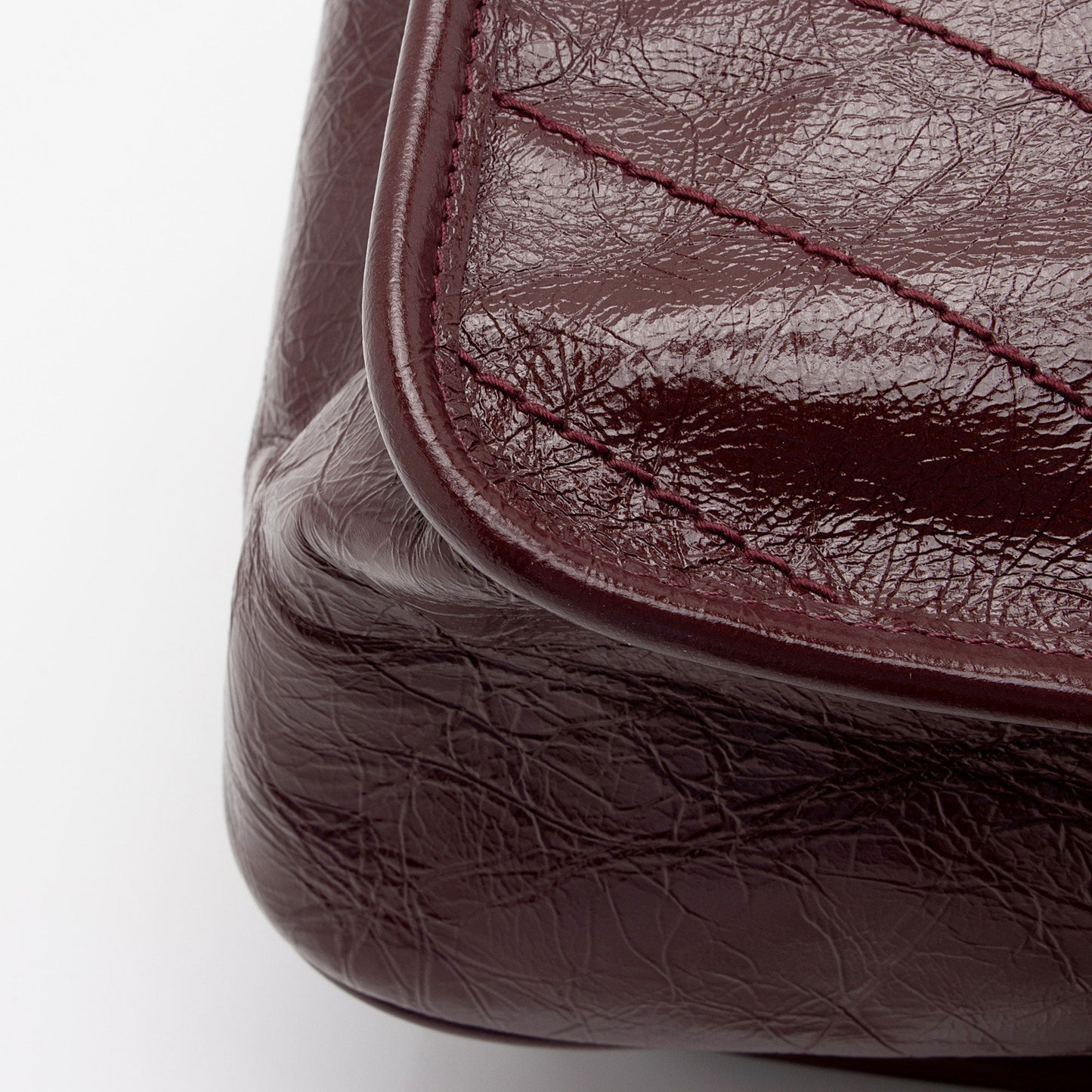 Saint Laurent Crinkled Calfskin Monogram Niki Medium Shoulder Bag jZikJS