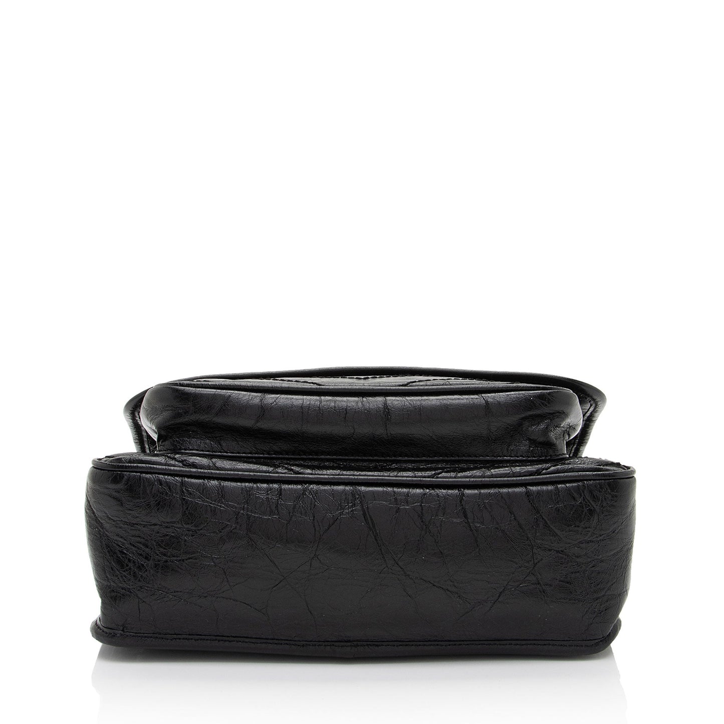 Saint Laurent Crinkled Calfskin Monogram Niki Medium Shoulder Bag 6JCA4U
