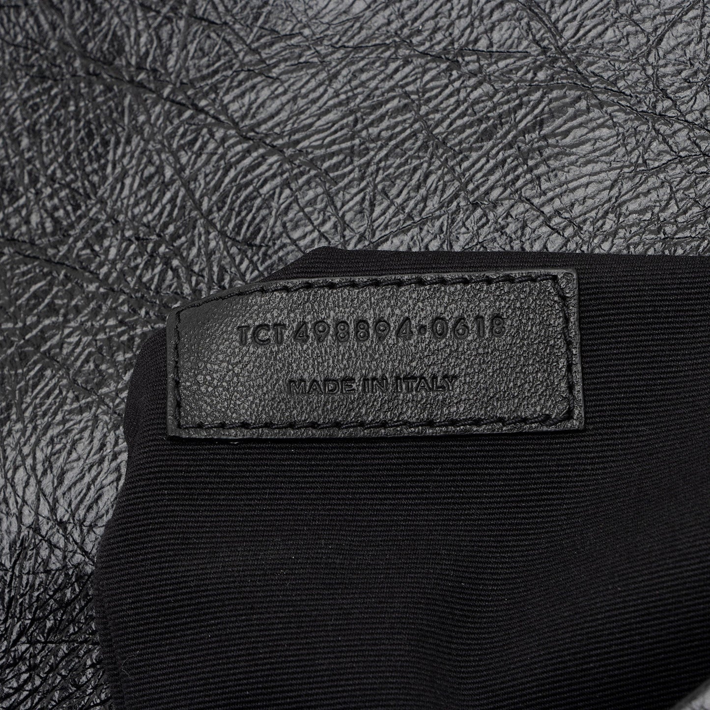 Saint Laurent Crinkled Calfskin Monogram Niki Medium Shoulder Bag 6JCA4U