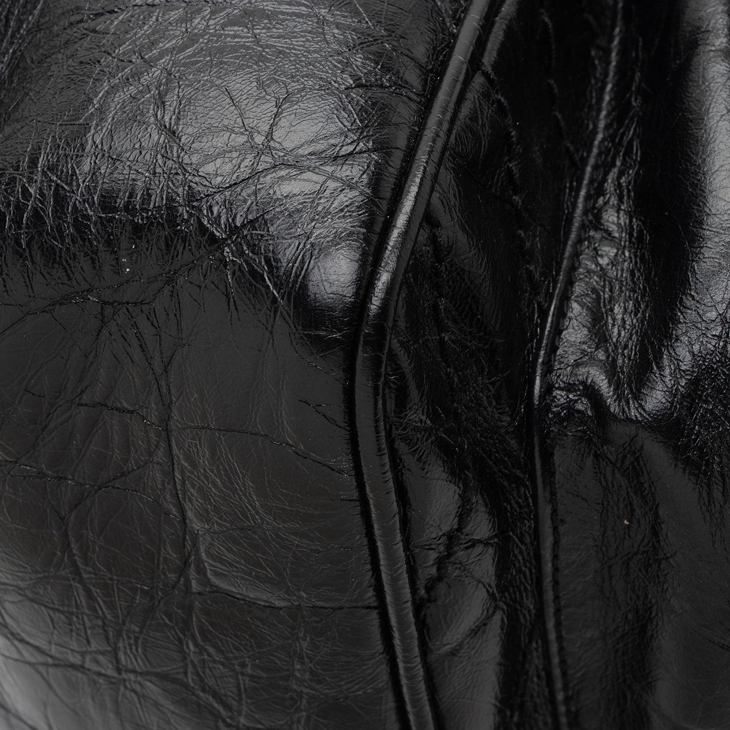 Saint Laurent Crinkled Calfskin Monogram Niki Medium Shoulder Bag 6JCA4U