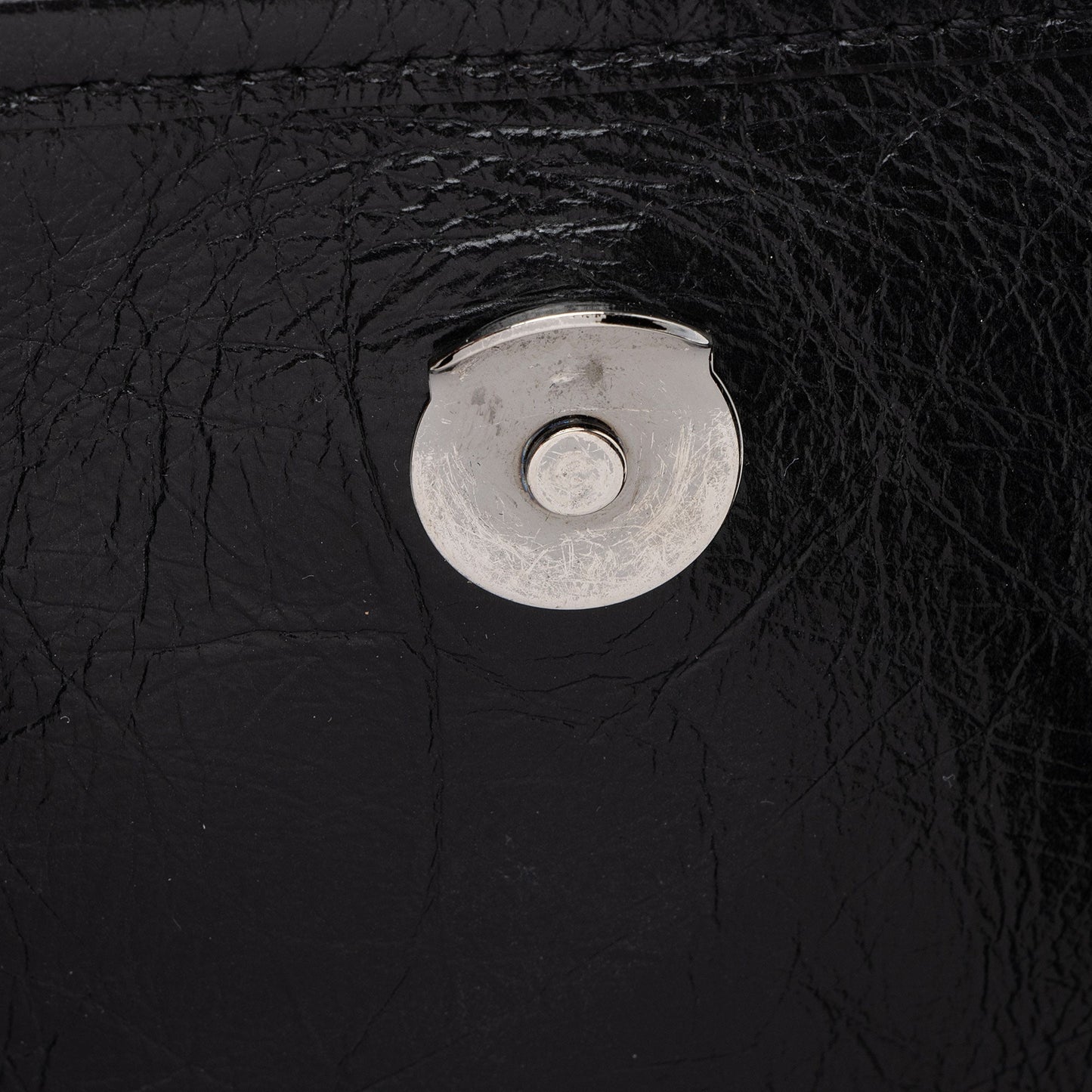 Saint Laurent Crinkled Calfskin Monogram Niki Medium Shoulder Bag 6JCA4U