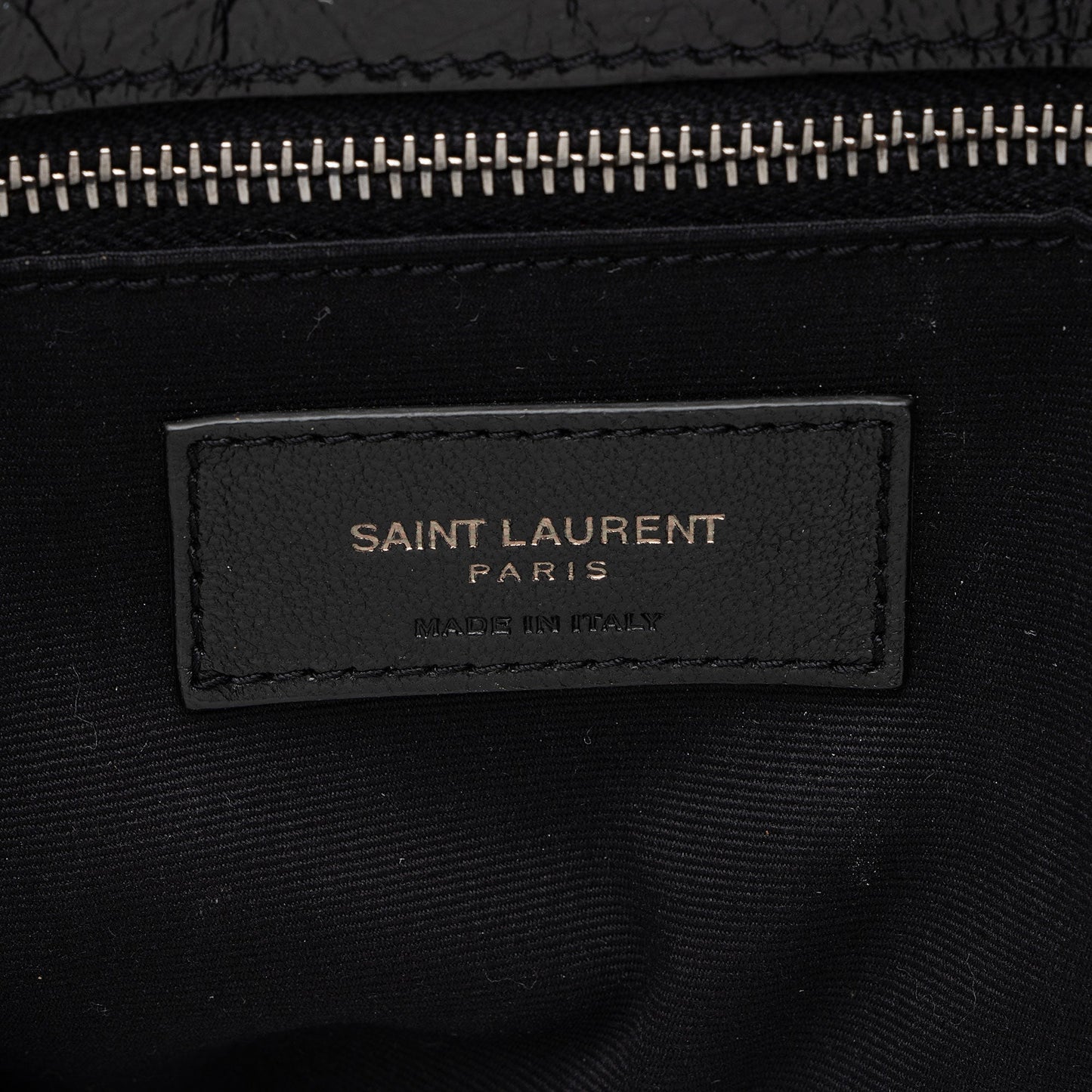 Saint Laurent Crinkled Calfskin Monogram Niki Medium Shoulder Bag 6JCA4U