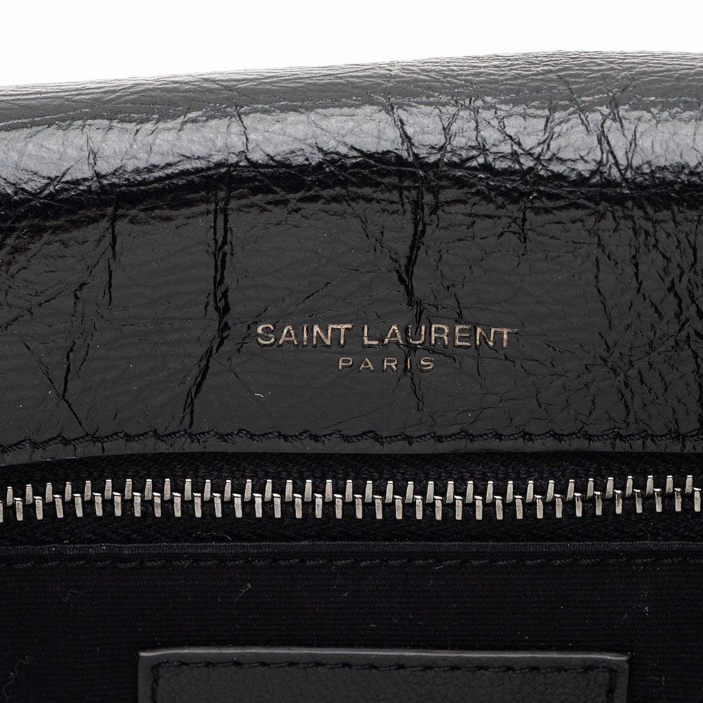 Saint Laurent Crinkled Calfskin Monogram Niki Medium Shoulder Bag 6JCA4U