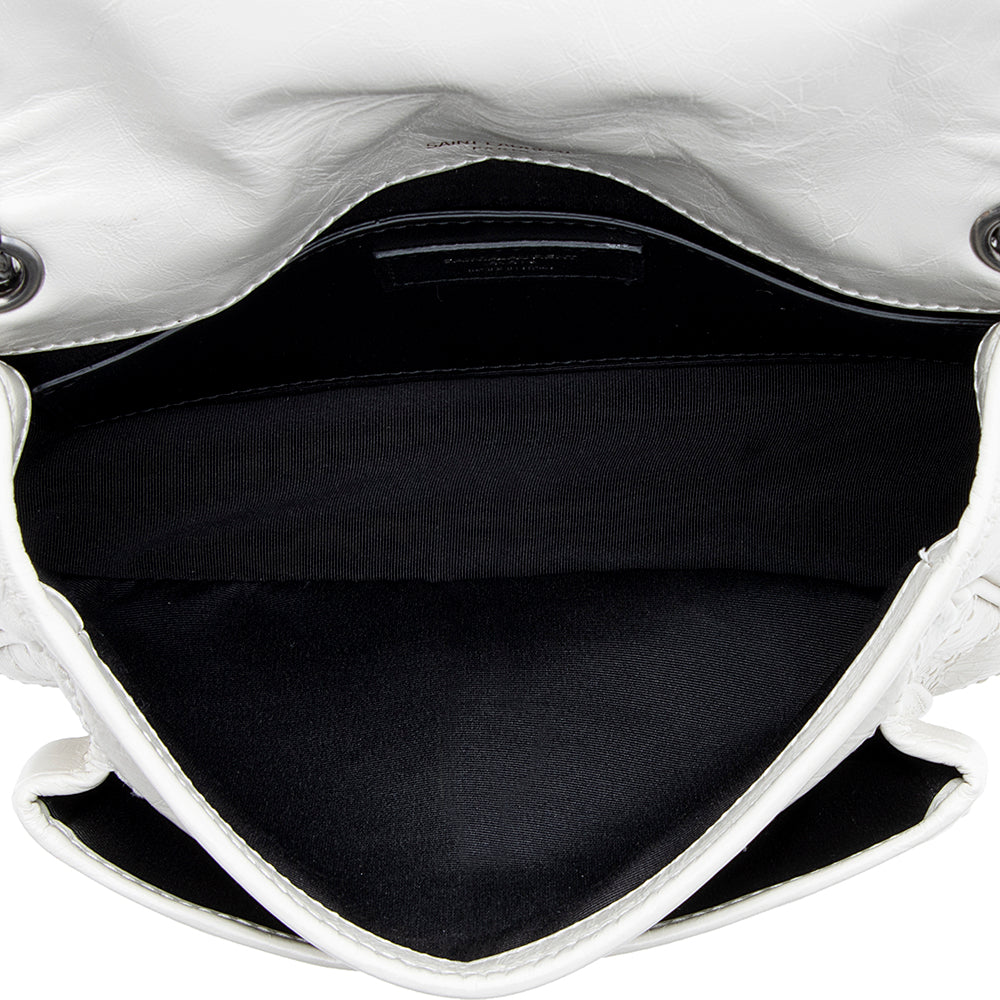 Saint Laurent Crinkled Calfskin Niki Baby Shoulder Bag 18929