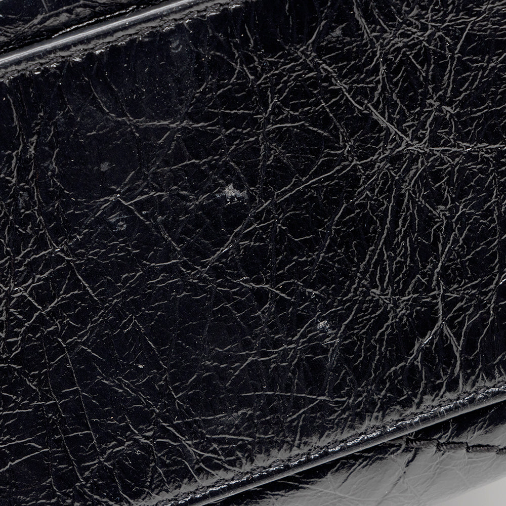 Saint Laurent Crinkled Calfskin Niki Medium Shopping Tote 19547
