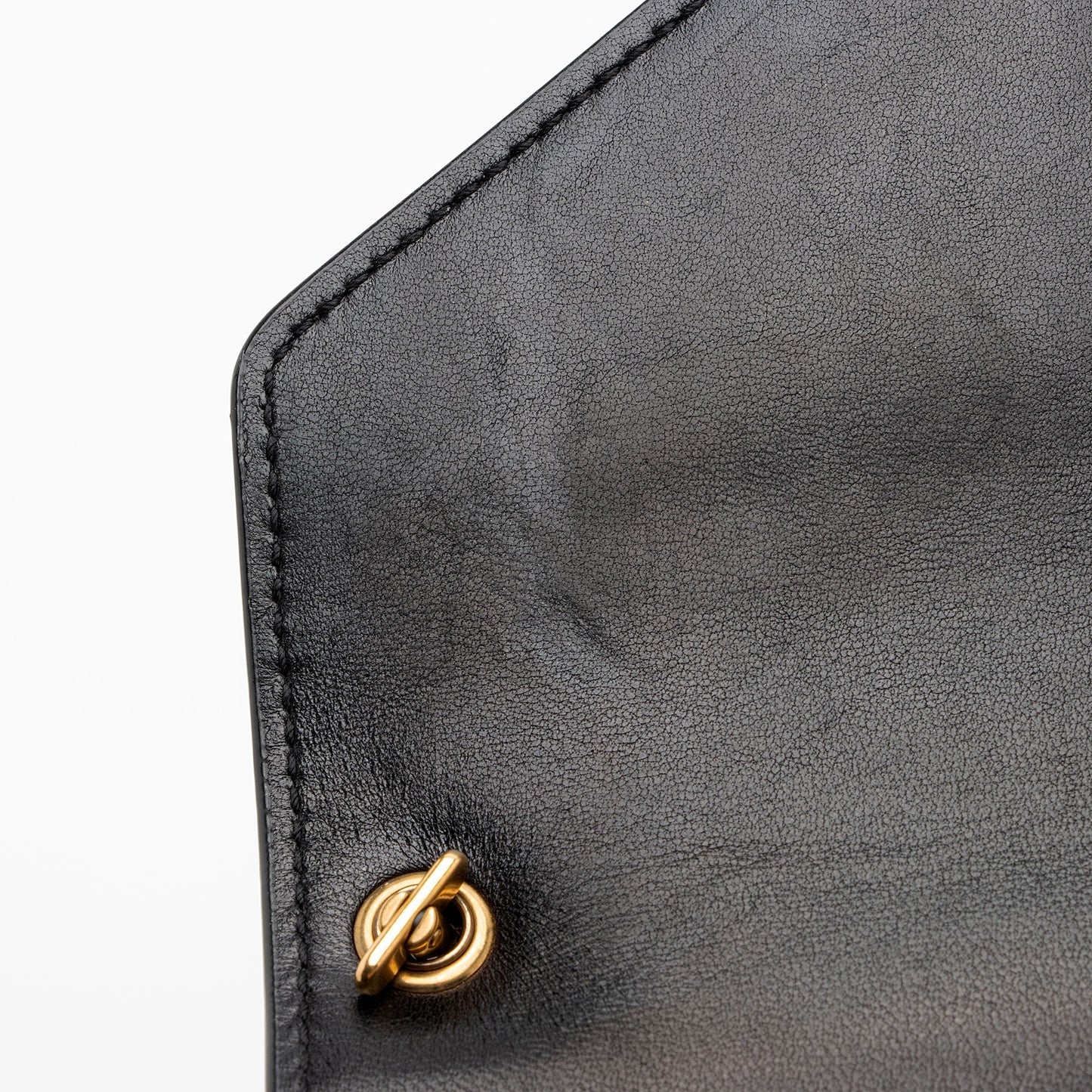 Saint Laurent Croc Embossed Calfskin Monogram Gaby Shoulder Bag EAdNMt