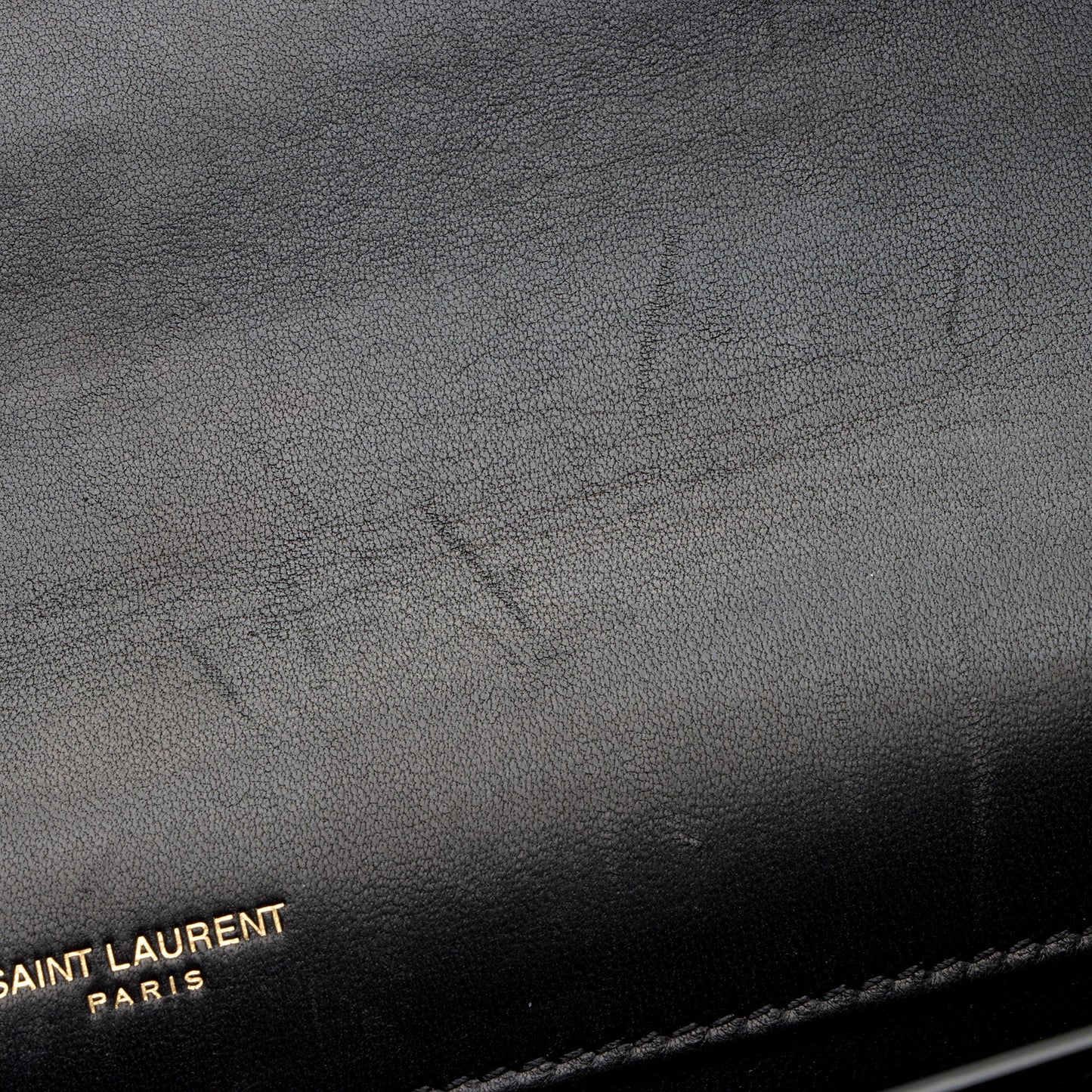 Saint Laurent Croc Embossed Calfskin Monogram Gaby Shoulder Bag EAdNMt