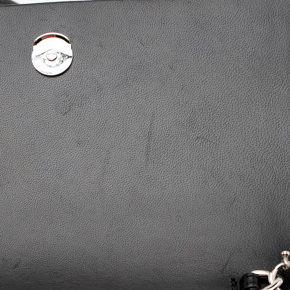 Saint Laurent Croc Embossed Leather Kate Tassel Small Shoulder Bag 21945