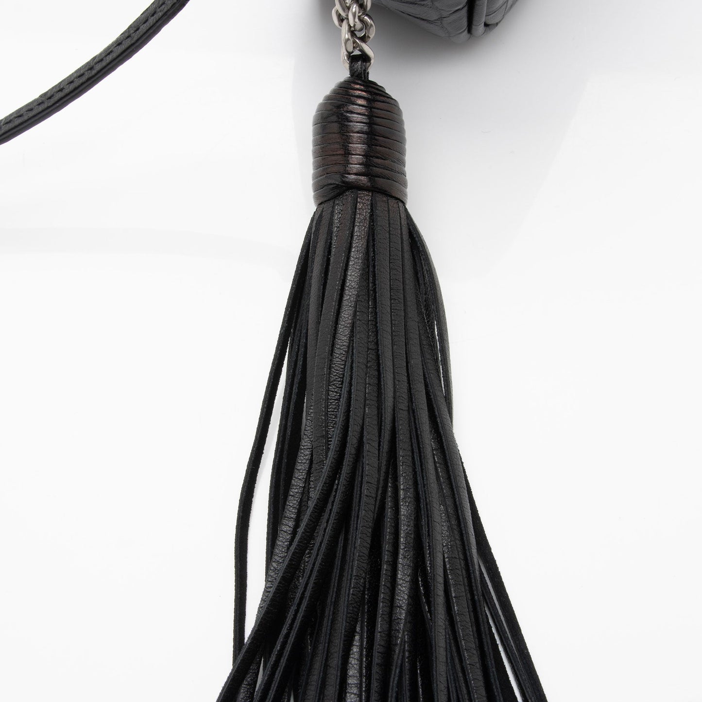 Saint Laurent Croc Embossed Leather Monogram Blogger Bag XNnxZ2