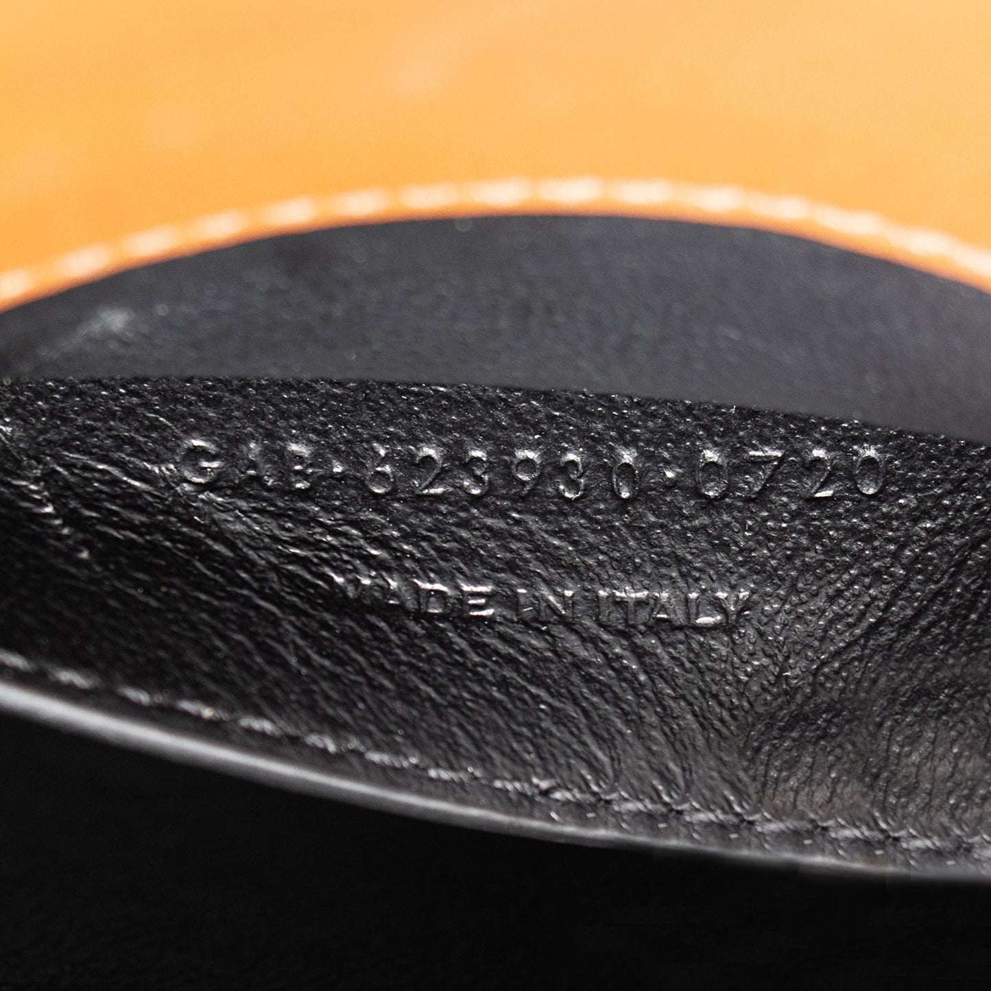 Saint Laurent Croc Embossed Leather Monogram Cassandra Mini Top Handle X87CZK