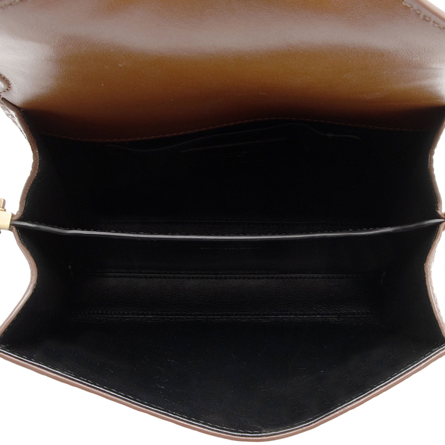 Saint Laurent Croc Embossed Leather Monogram Cassandra Mini Top Handle X87CZK