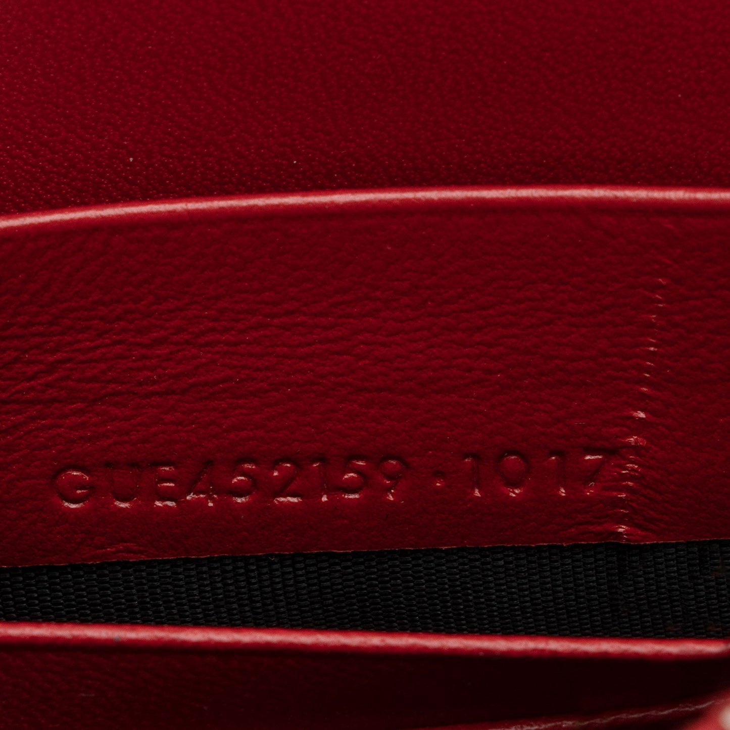 Saint Laurent Croc Embossed Leather Monogram Kate Tassel Chain Wallet AKAj5y