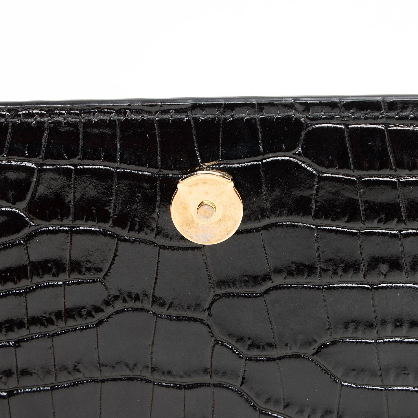 Saint Laurent Croc Embossed Leather Monogram Sunset Medium Shoulder Bag otiVDf