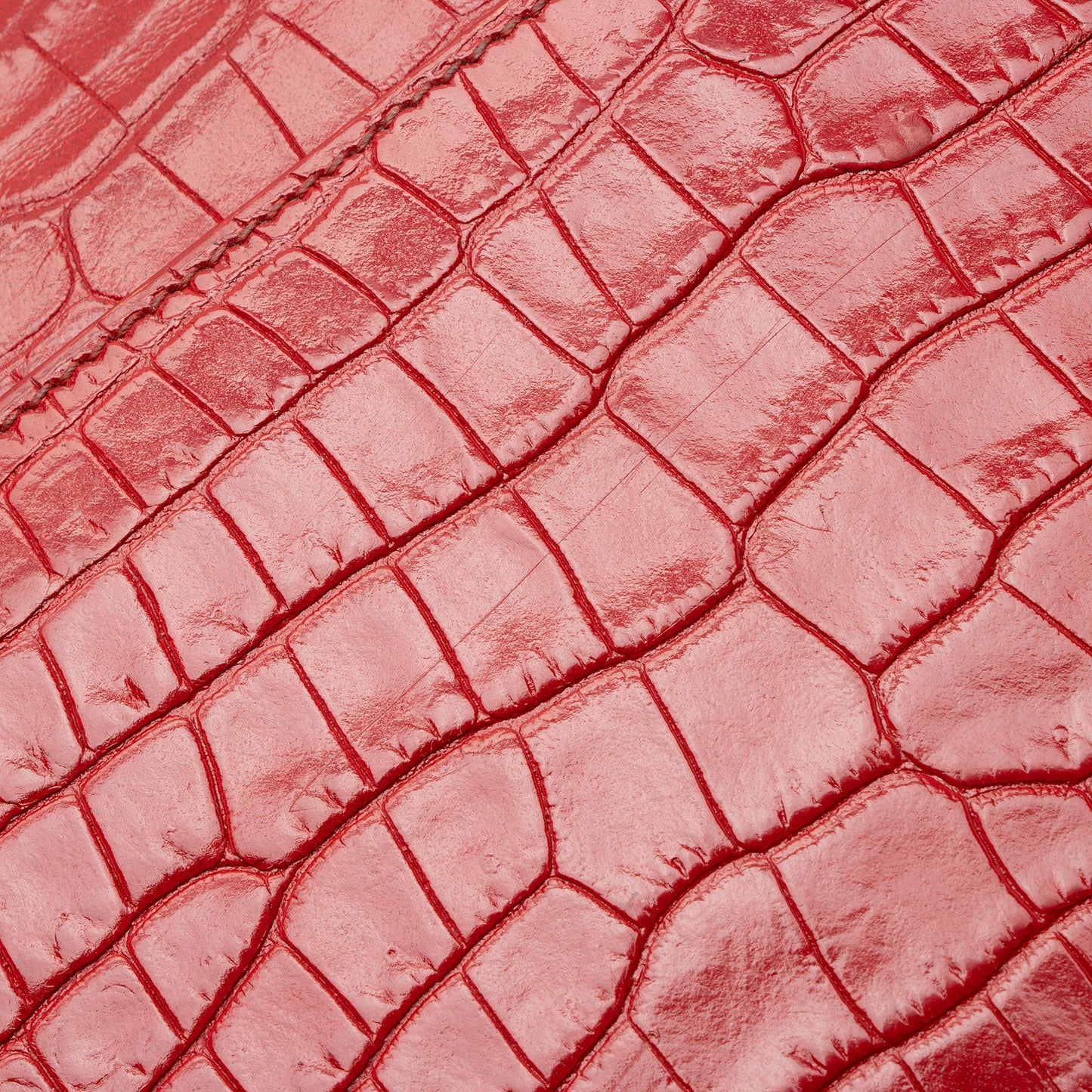 Saint Laurent Croc Embossed Leather Monogram Sunset Medium Shoulder Bag T5kq37