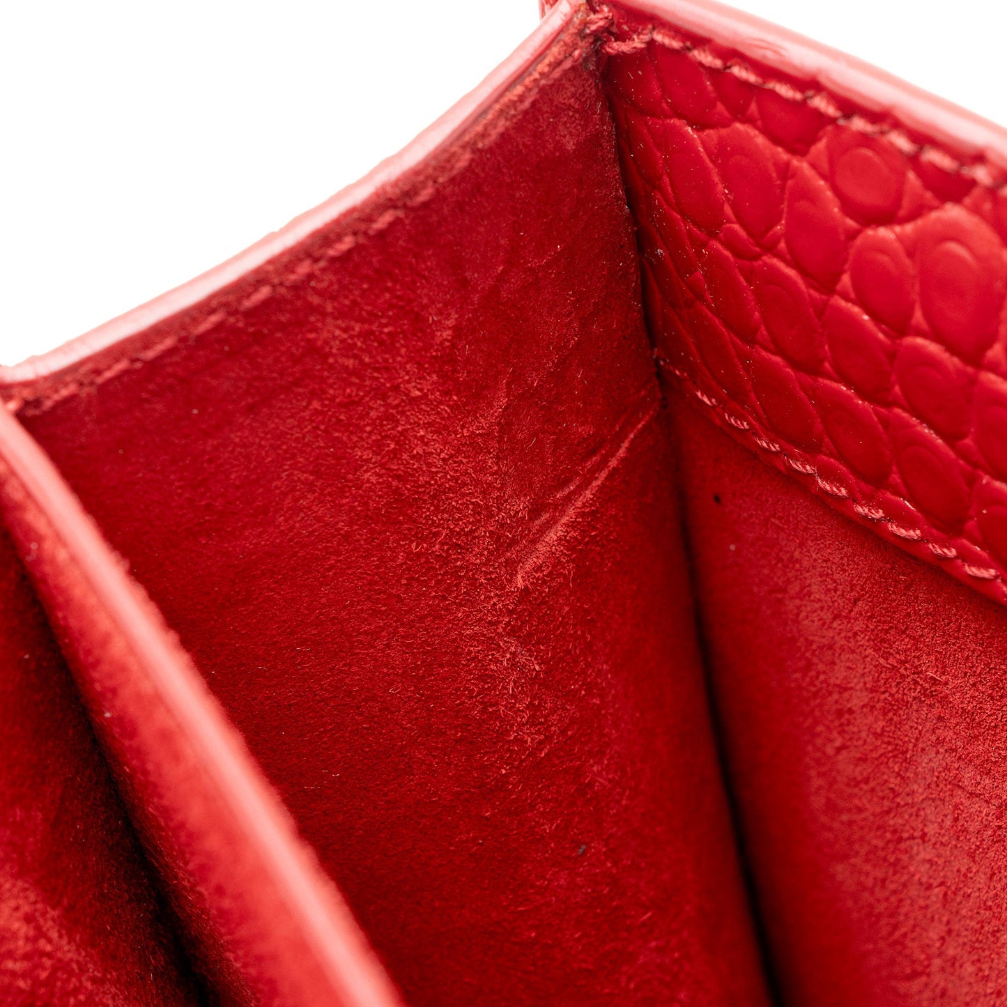 Saint Laurent Croc Embossed Leather Monogram Sunset Medium Shoulder Bag jVwFV7