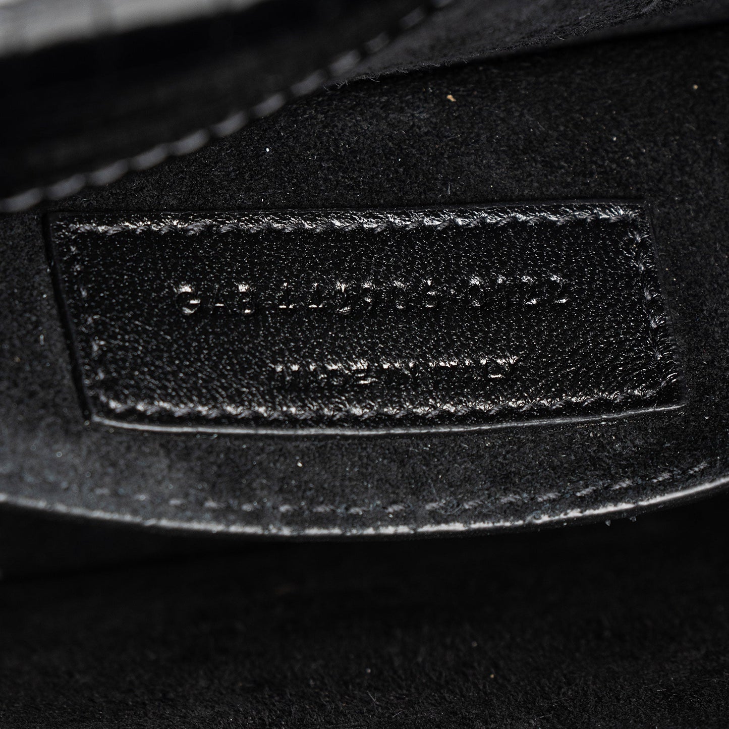 Saint Laurent Croc Embossed Leather Monogram Sunset Medium Shoulder Bag M2o6S1