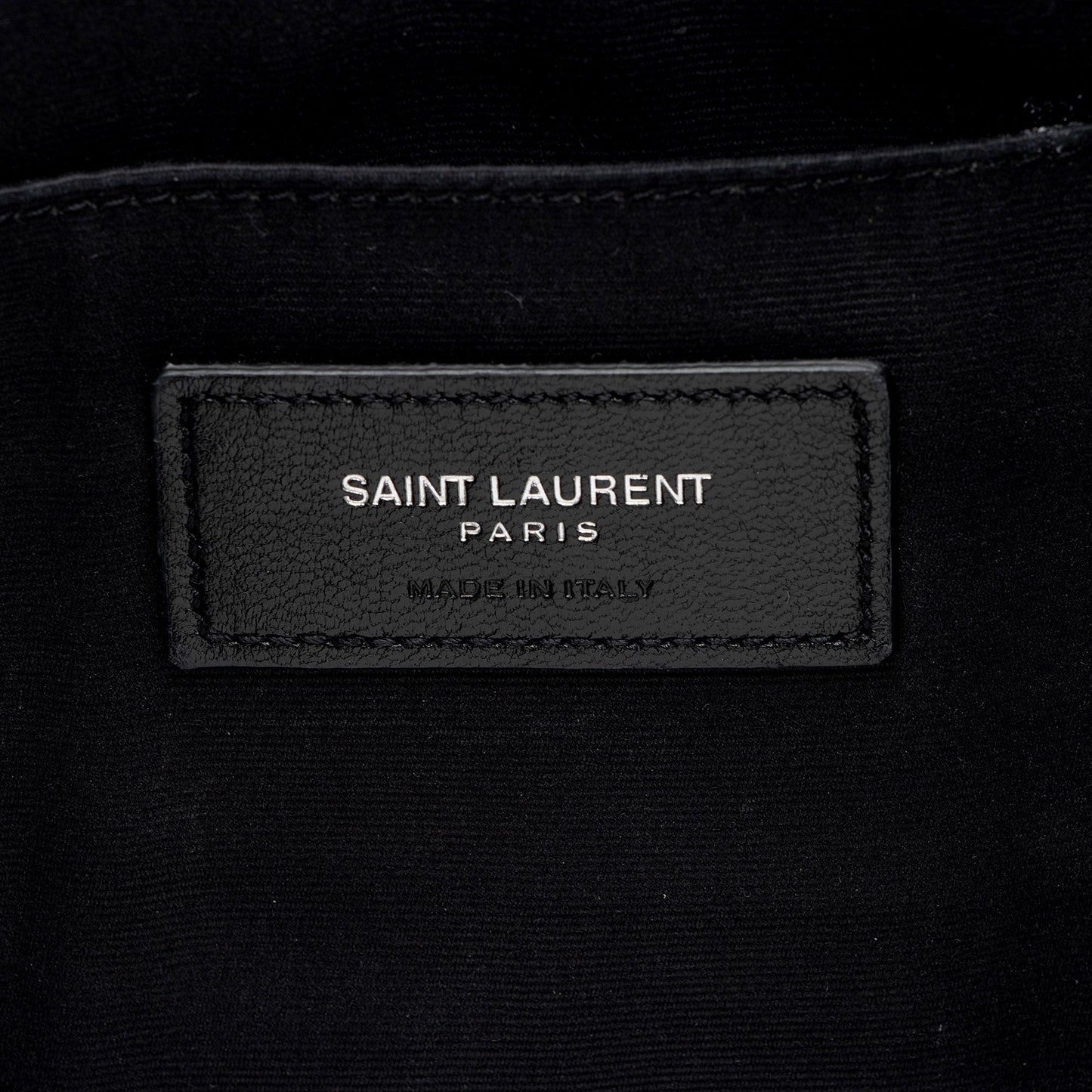 Saint Laurent Croc Embossed Leather Monogram Wristlet y9FaYl