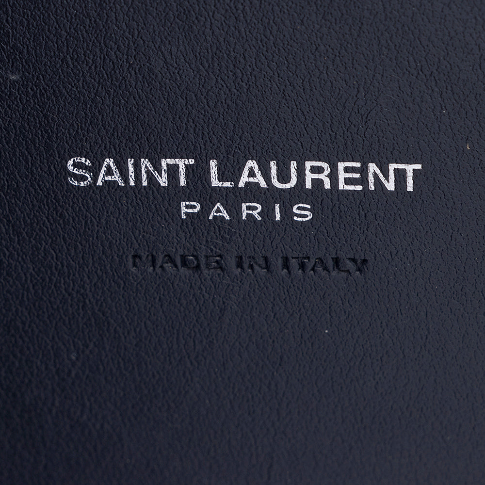 Saint Laurent Croc Embossed Leather Sac De Jour Small Tote 18891