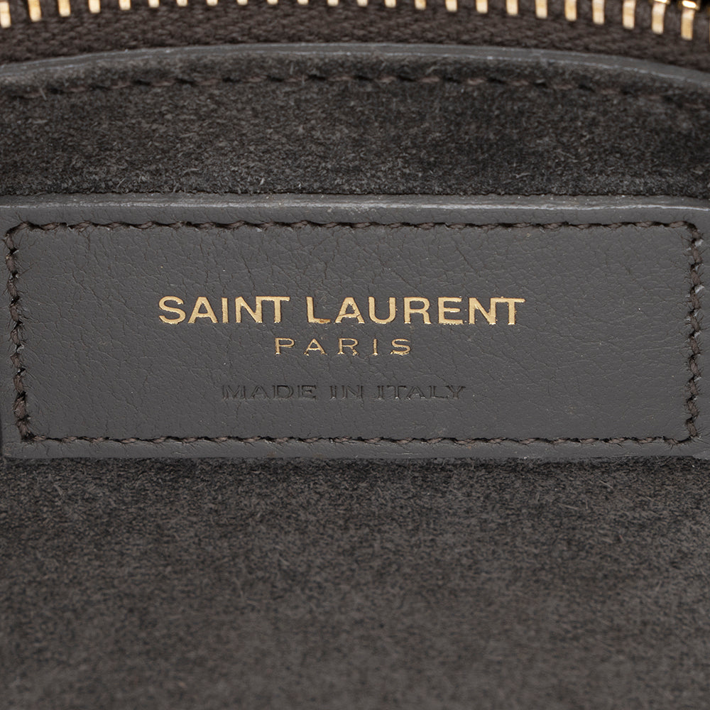 Saint Laurent Croc Embossed Leather Sac De Jour Small Tote 19975