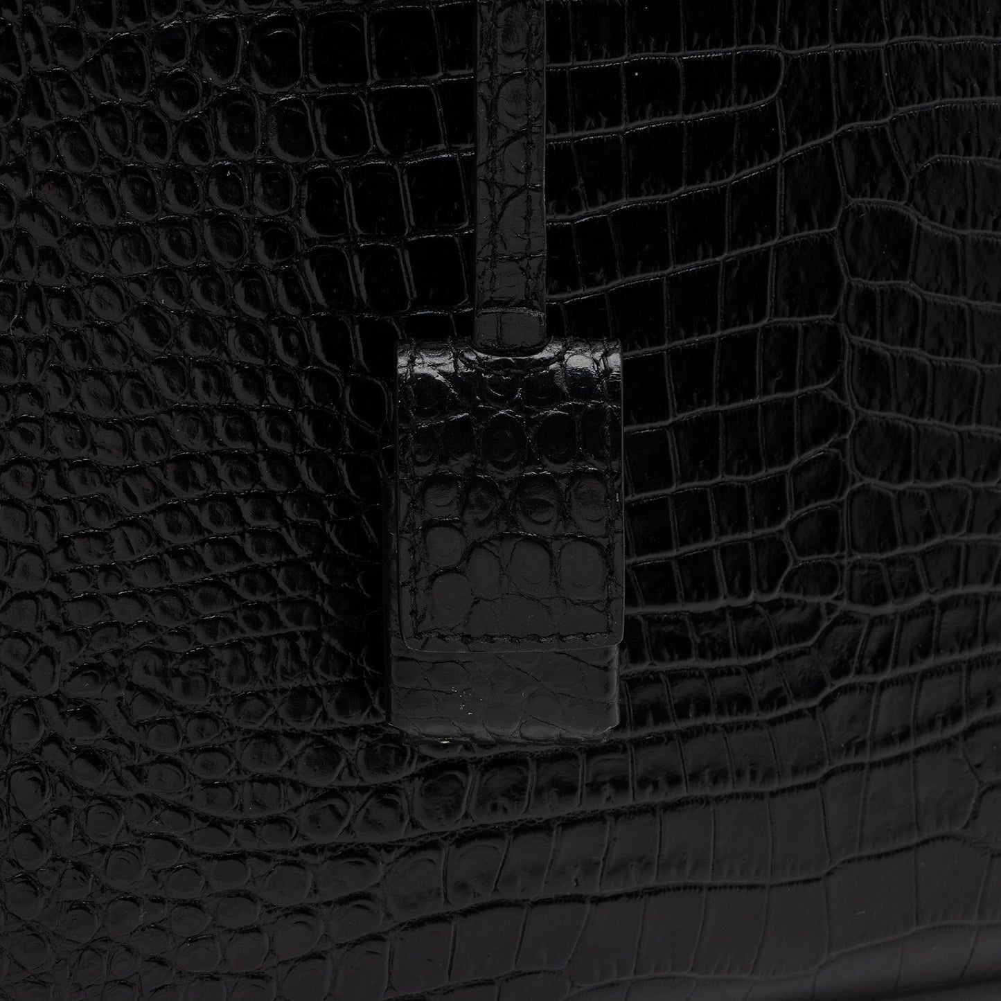 Saint Laurent Croc Embossed Leather Sac De Jour Small Tote Cqj90b