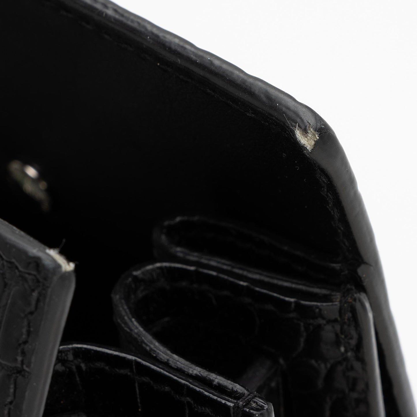 Saint Laurent Croc Embossed Leather Sac De Jour Small Tote Cqj90b